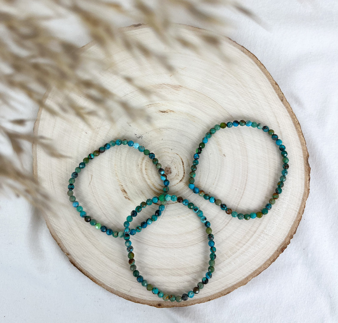 Chrysokoll Armband facettiert
