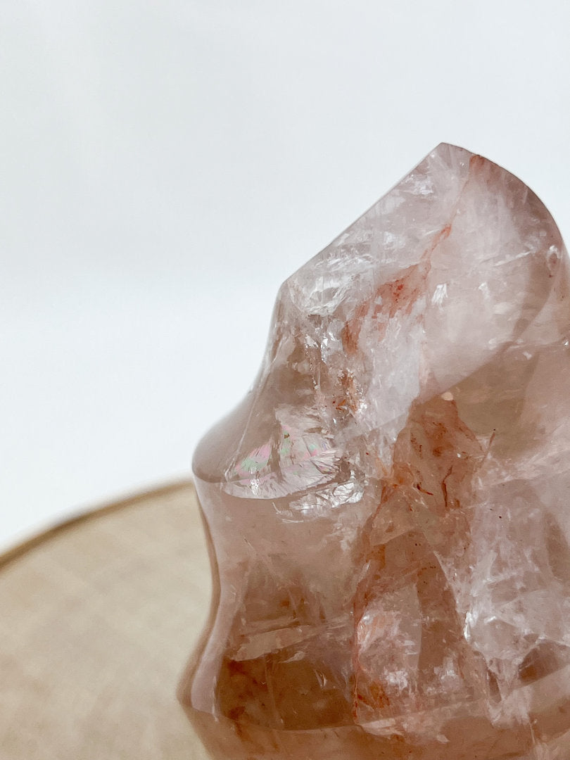 Hämatoid " Red Healer" Flamme mit Regenbogen