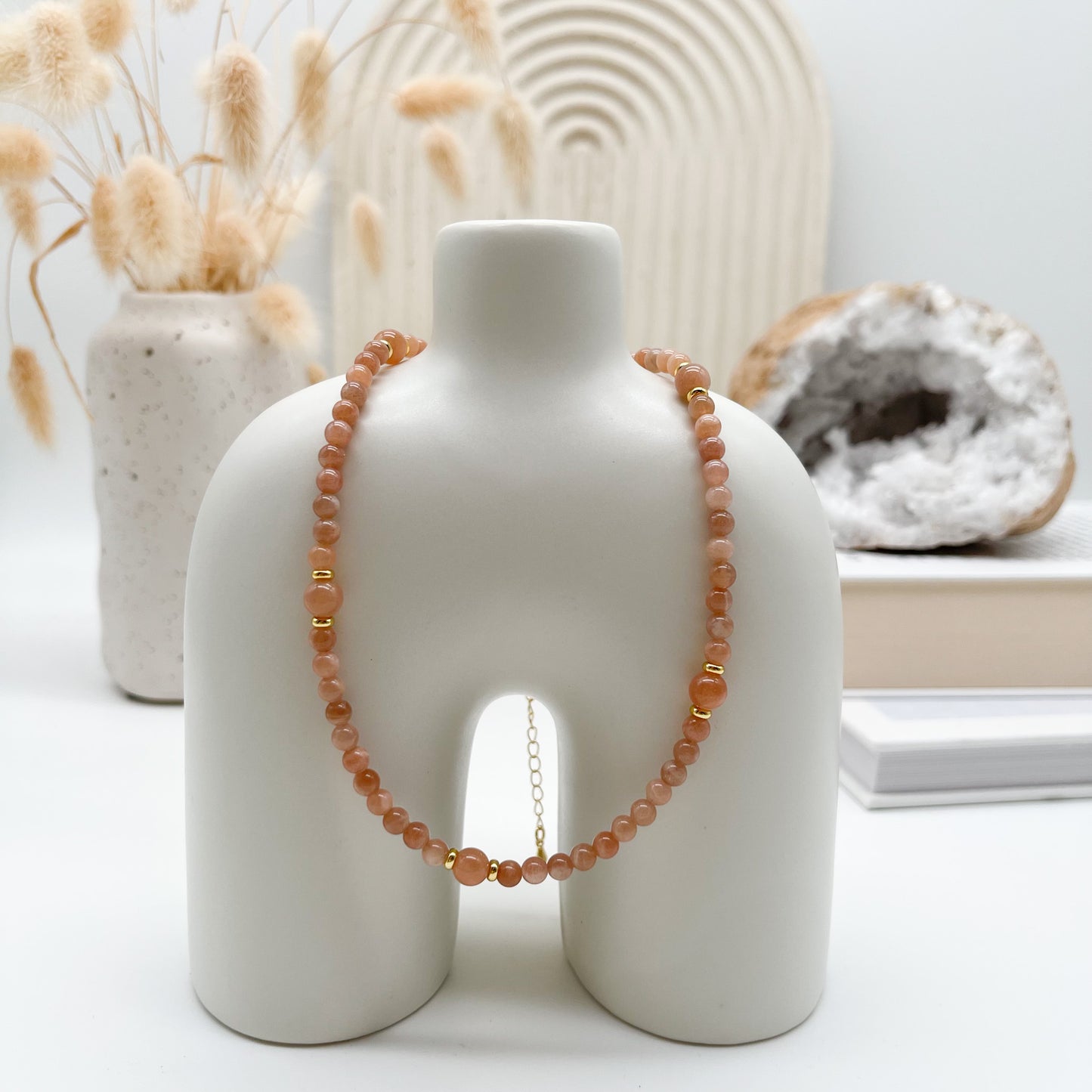 Sonnenstein Kette Lebensfreude ✨🌞🌱 handmade