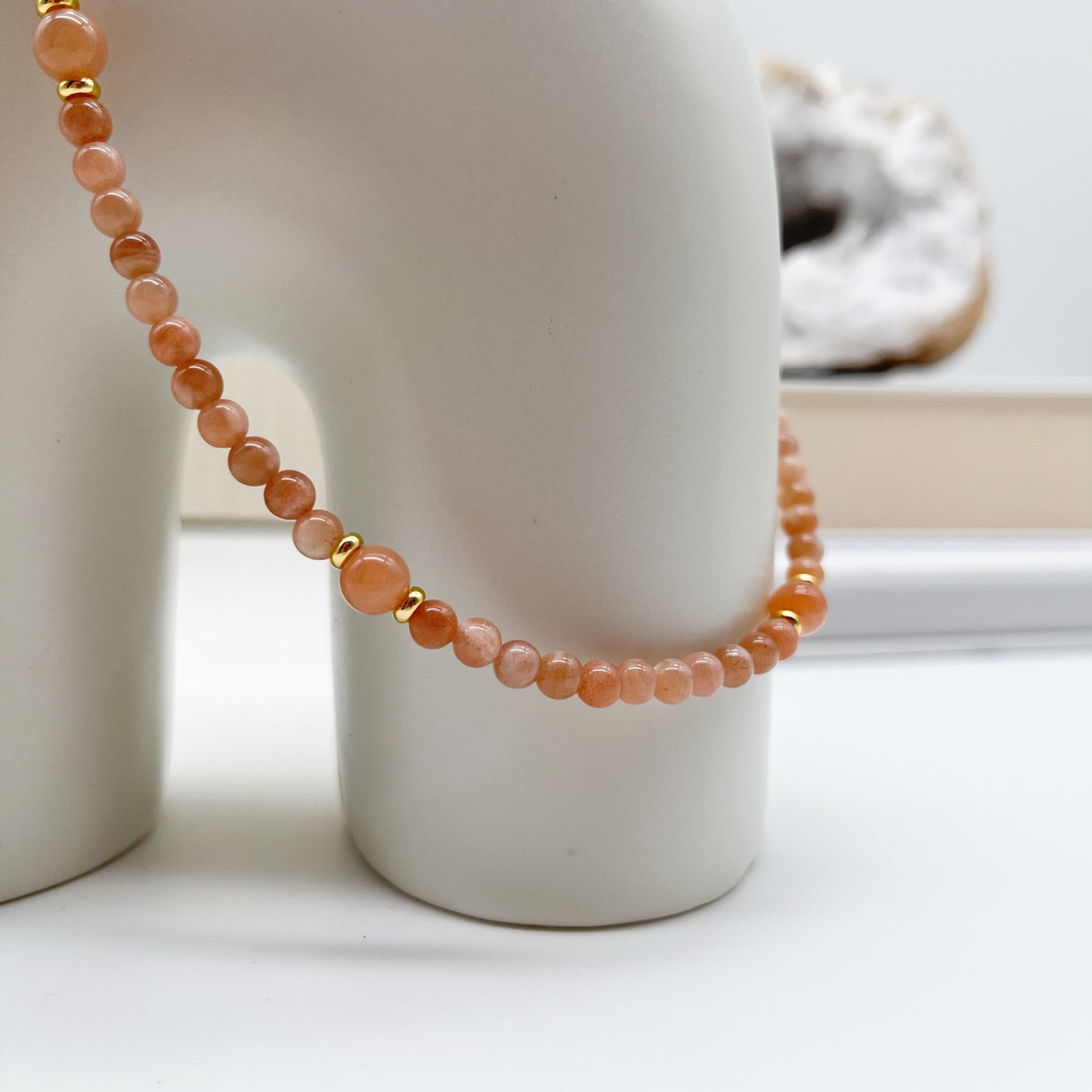 Sonnenstein Kette Lebensfreude ✨🌞🌱 handmade