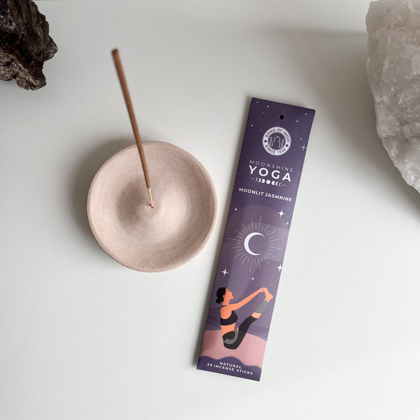 Räucherstäbchen 💜 Moonshine Yoga "Moonlit Jasmnine"