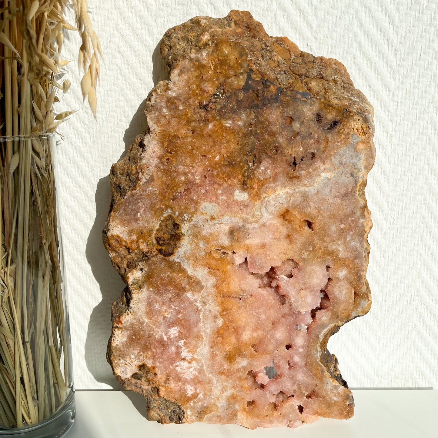 Magische Rosa Amethyst Platte XXL, Einzelstück für deine Selbstliebe 🌸✨