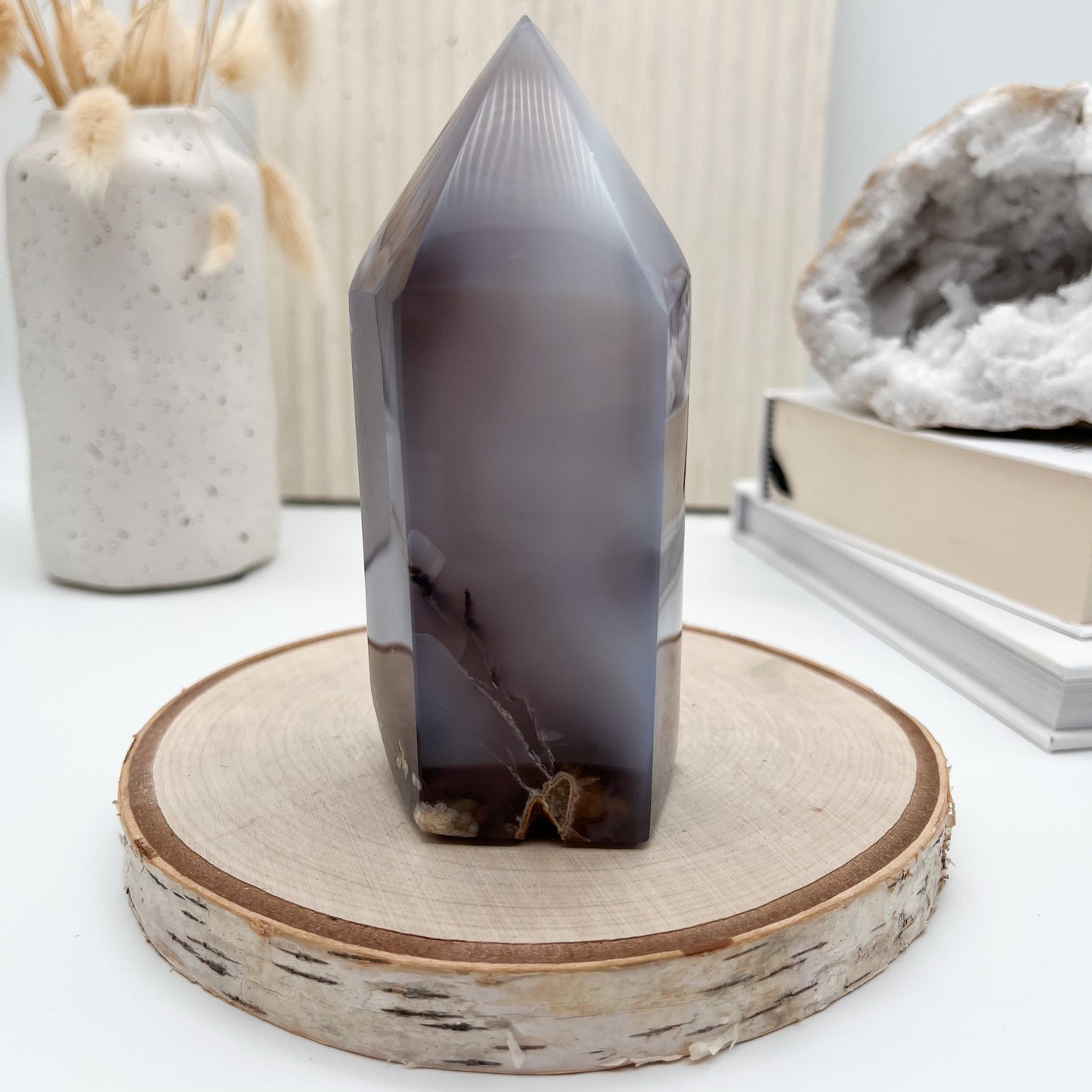 So besondere druzy Achat Spitze 🥹✨🤎