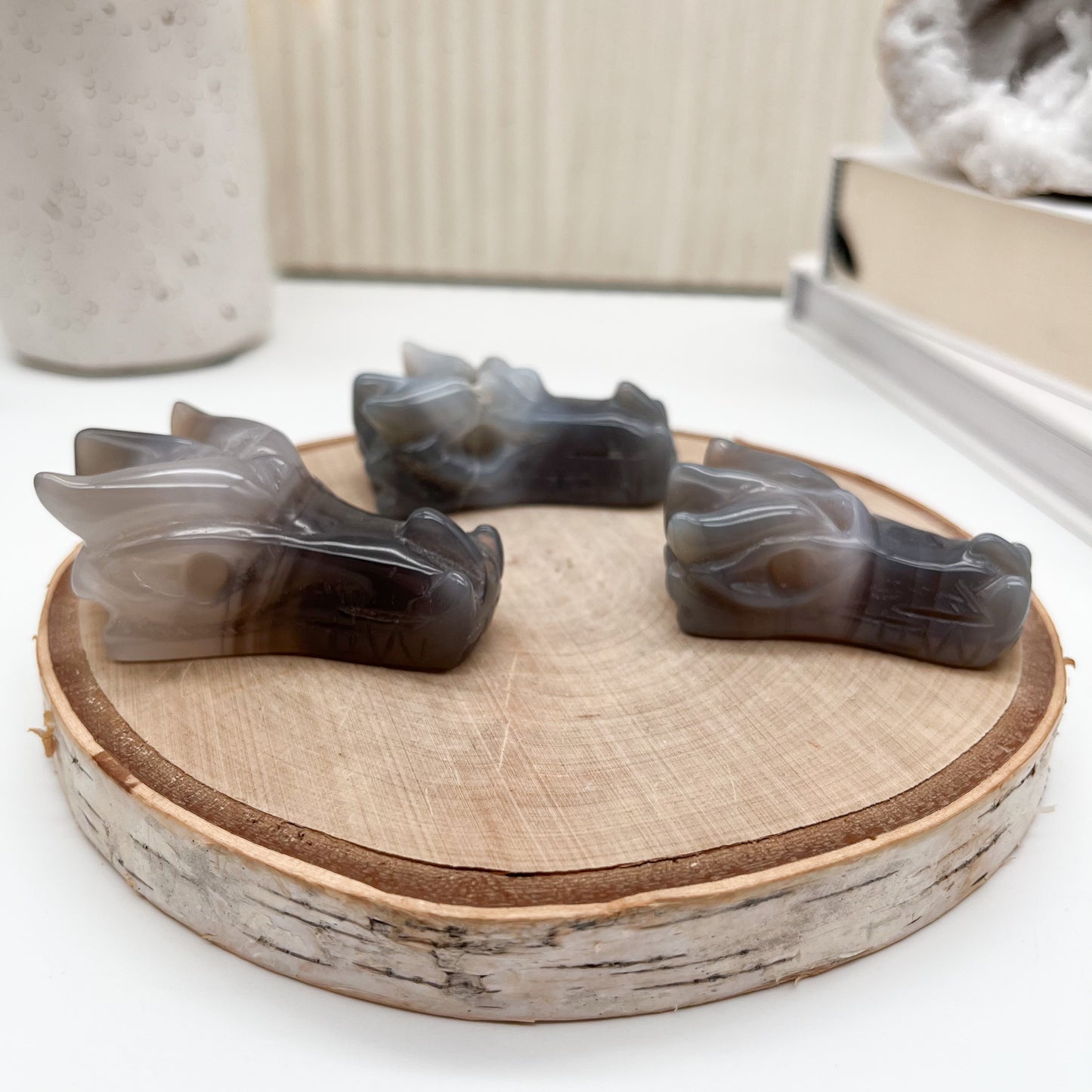 Magischer Achat Drachenkopf - druzy 🐲✨