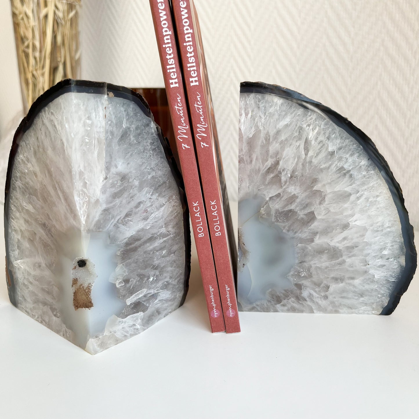 BOOK GIRLS aufgepasst: Wunderschöne Achat 📕✨ Buchstützen 🌸🌈