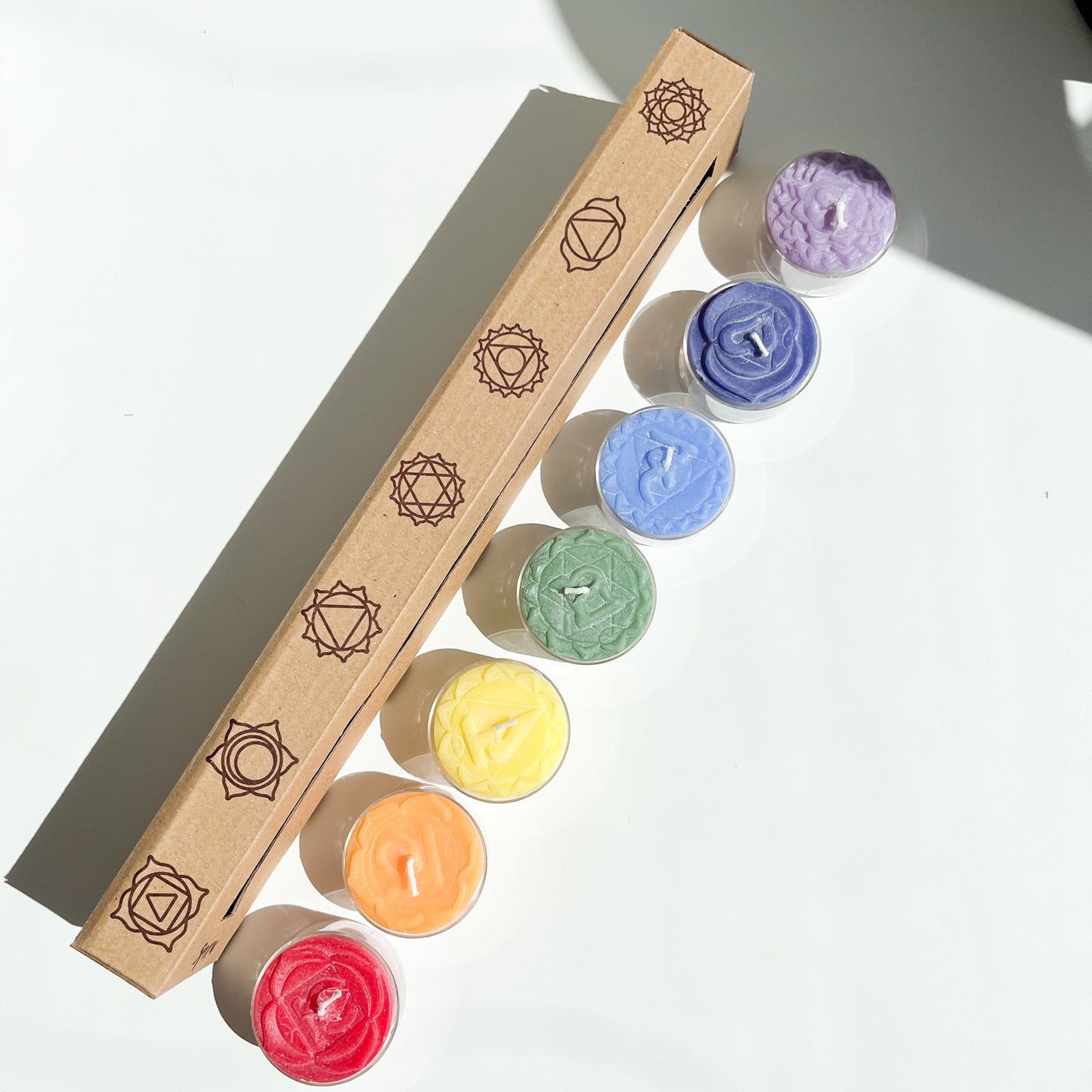 Chakra🌙 Teelicht-Set ✨