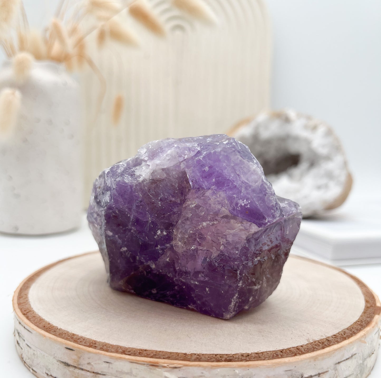 💜Amethyst Rohstein Gr. XL, für "Inneren Frieden"🕊️, eine gute Raumenergie🏠 und besseren Schlaf🛌🏼🌙