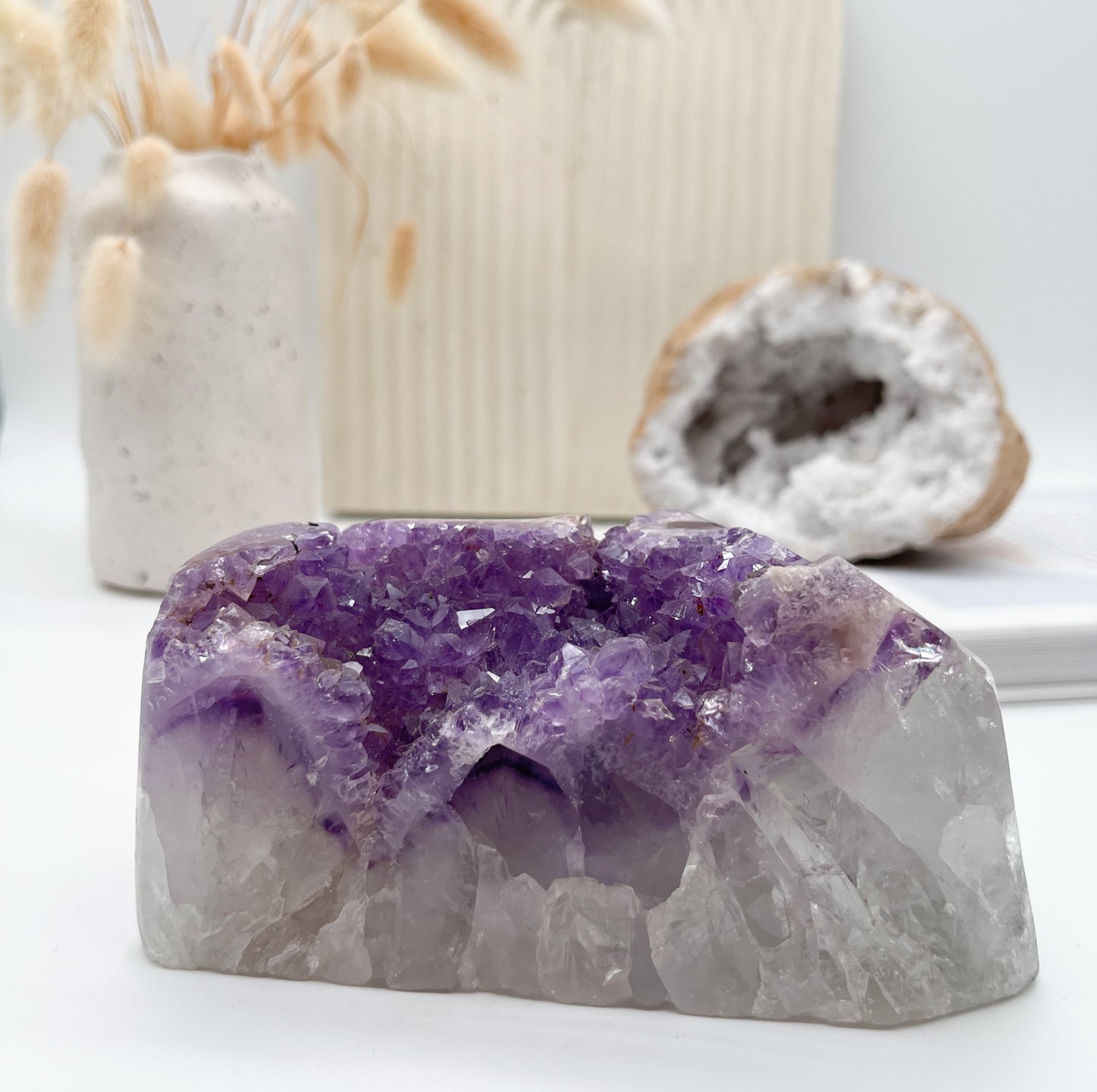 Tolle💜Amethyst Stufe für gute Raumenergie 🏠 und besseren Schlaf 🌙