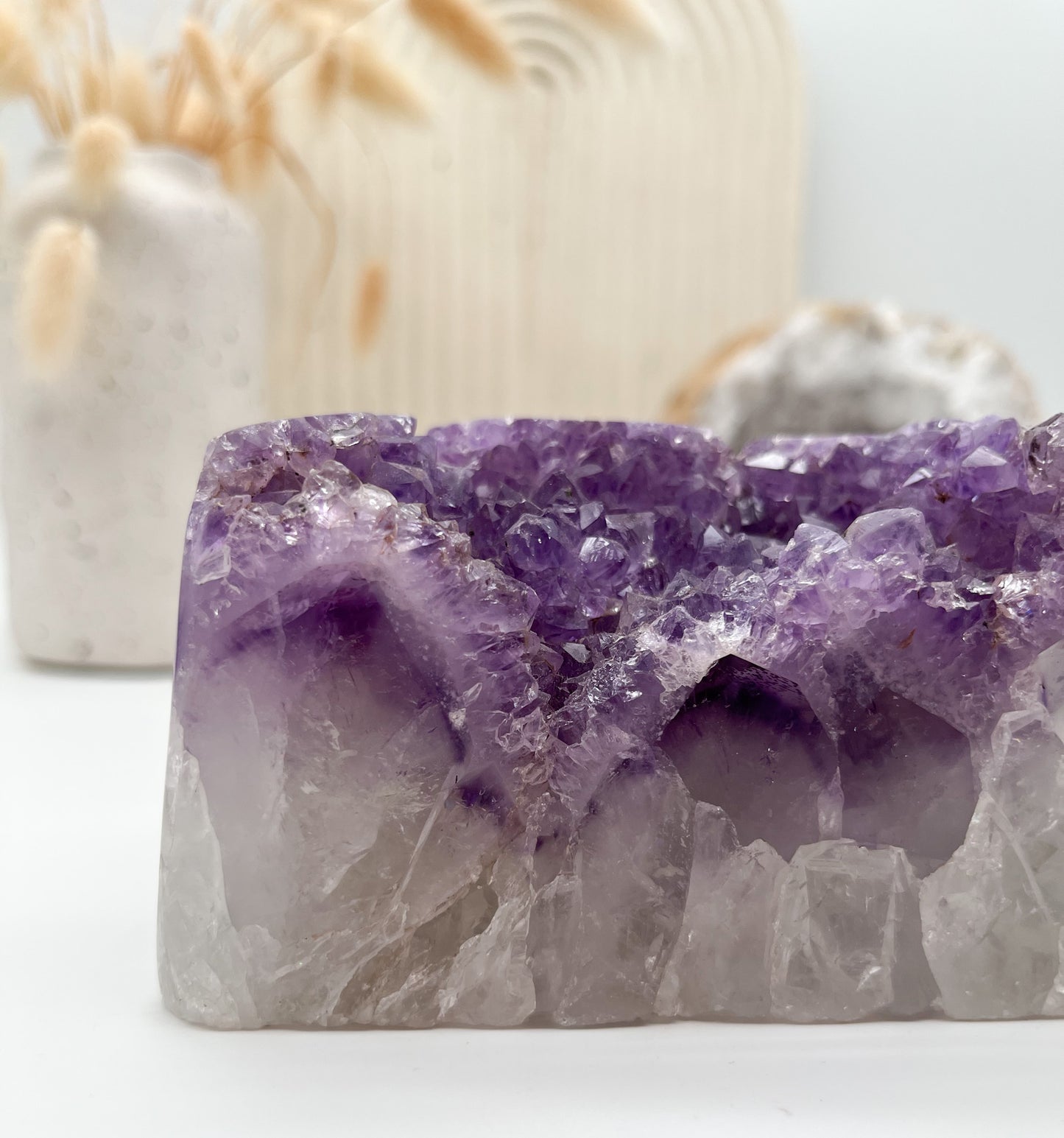 Tolle💜Amethyst Stufe für gute Raumenergie 🏠 und besseren Schlaf 🌙