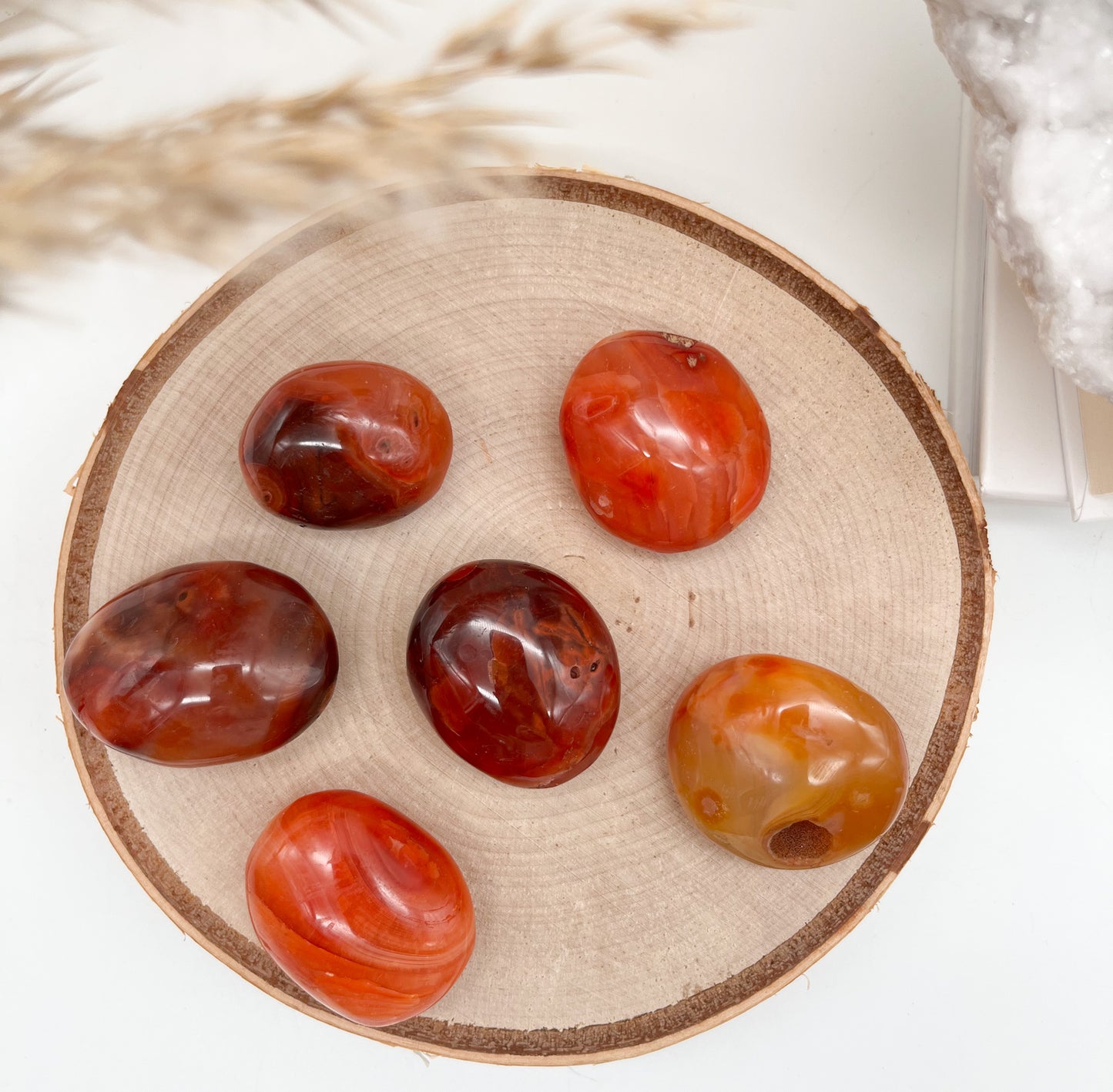 Karneol 🧡Seifenstein - fördert Selbstvertrauen, Tatkraft und Kreativität