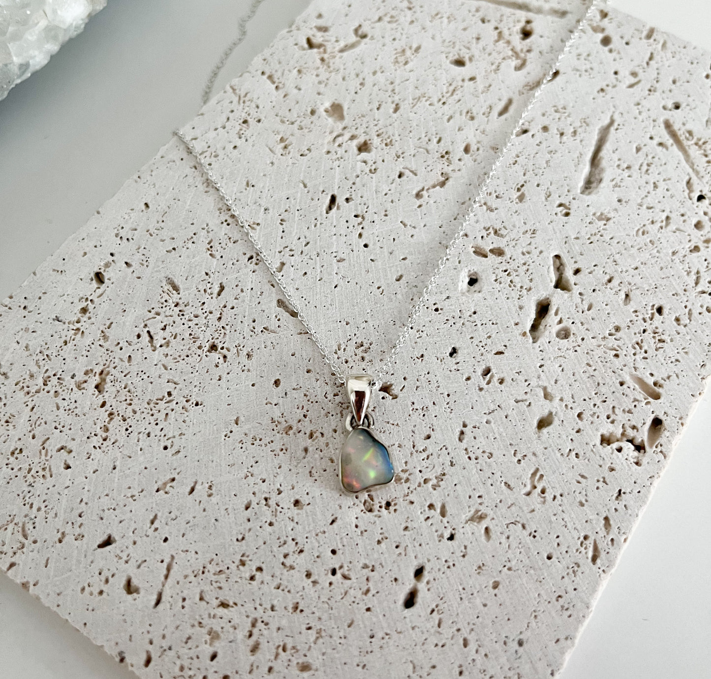 Opal Anhänger mit Kette, für 💖Liebe und Lebensfreude 😄