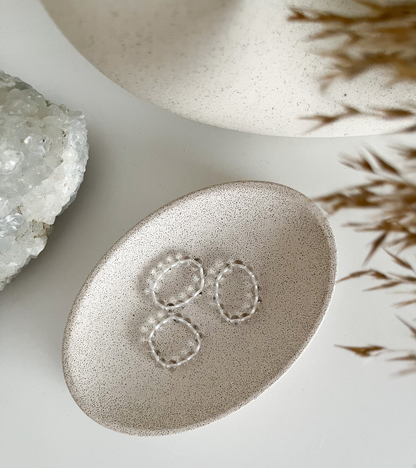 Bergkristall Elastikring