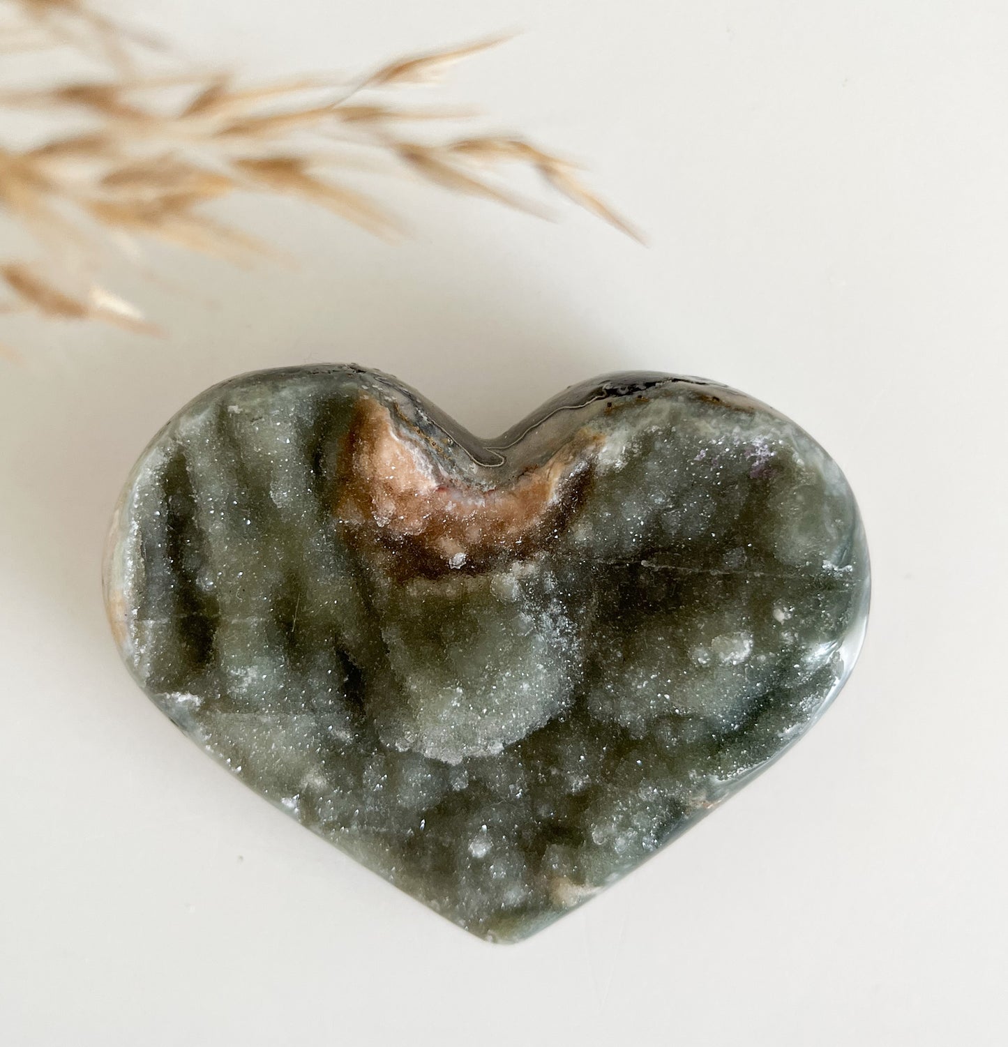 Sehr schönes grünes 💚 Amethyst Herz
