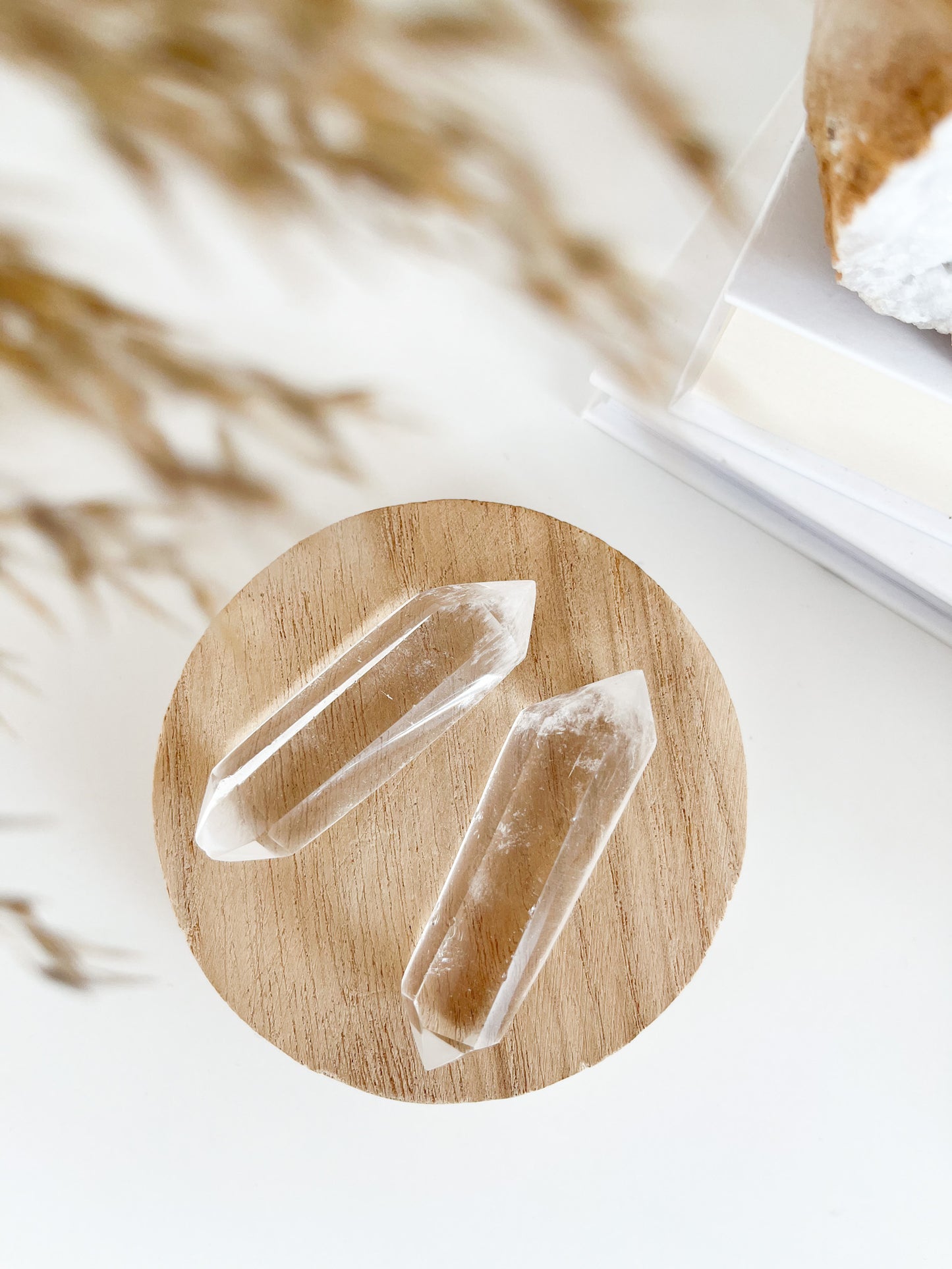 Bergkristall Doppelender Gr. S/M