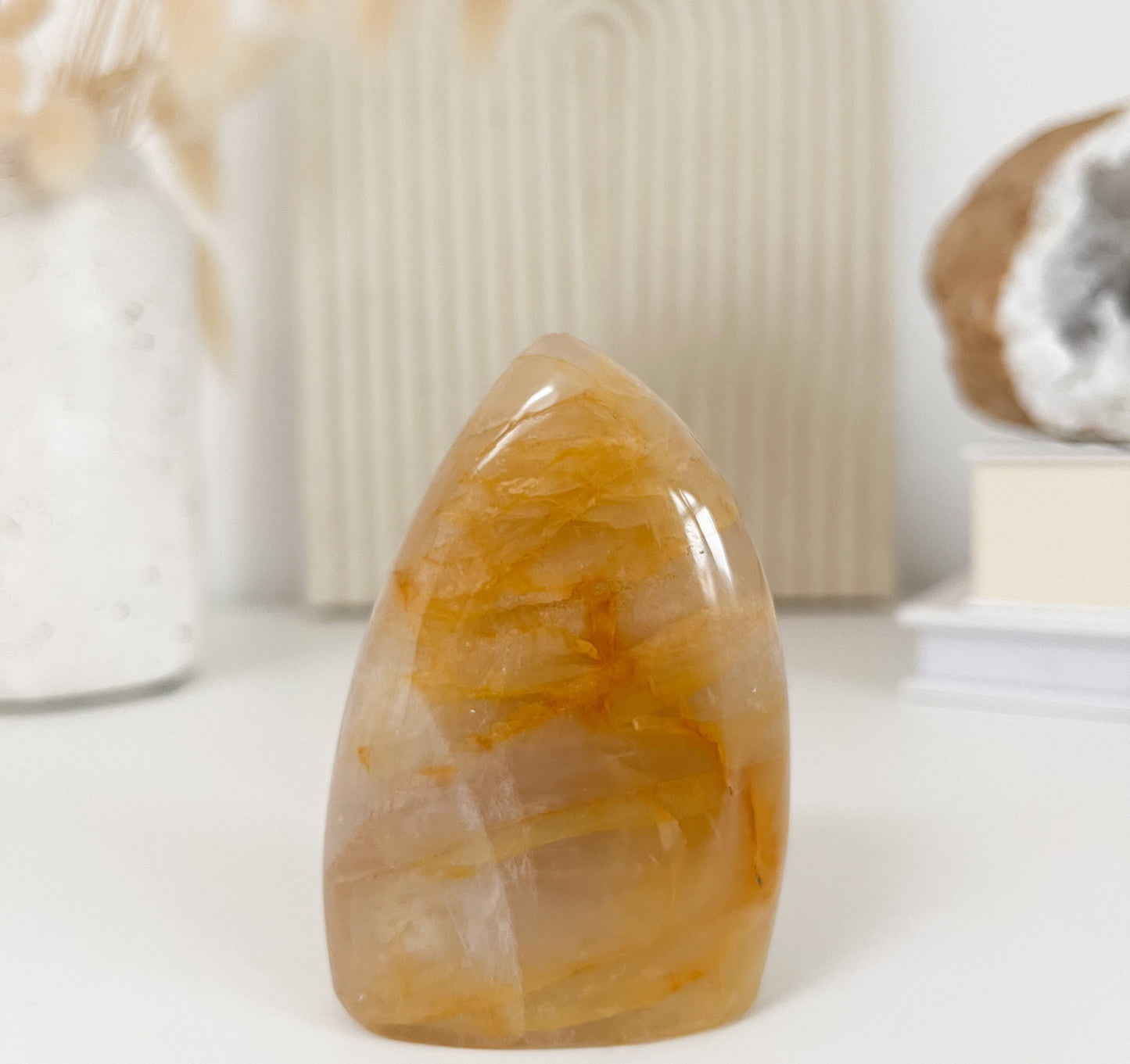 Golden Healer (Bergkristall gelb) Free Form