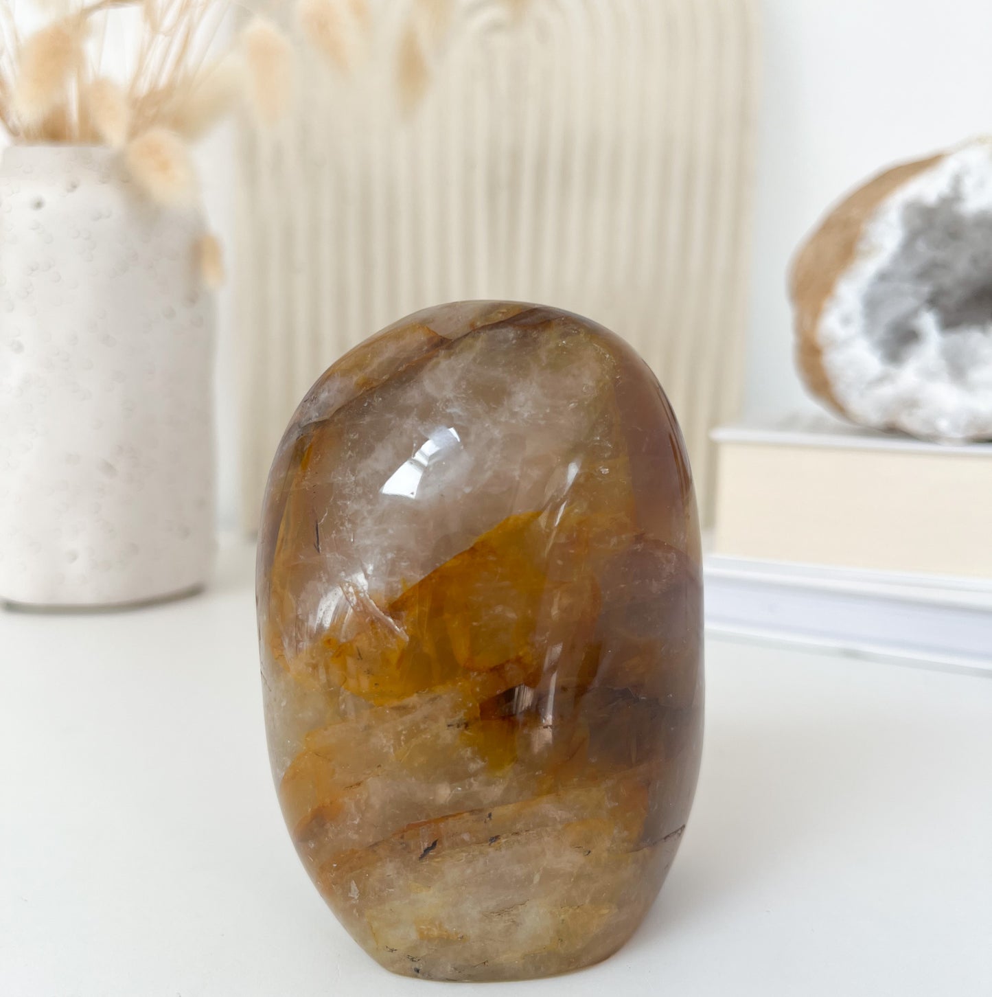 Golden Healer (Bergkristall gelb) Free Form Gr. L