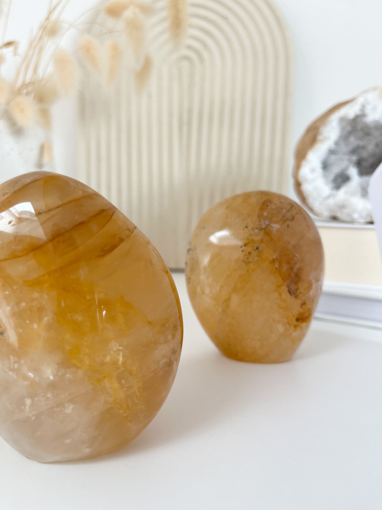 Golden Healer (Bergkristall gelb) Free Form Gr. L