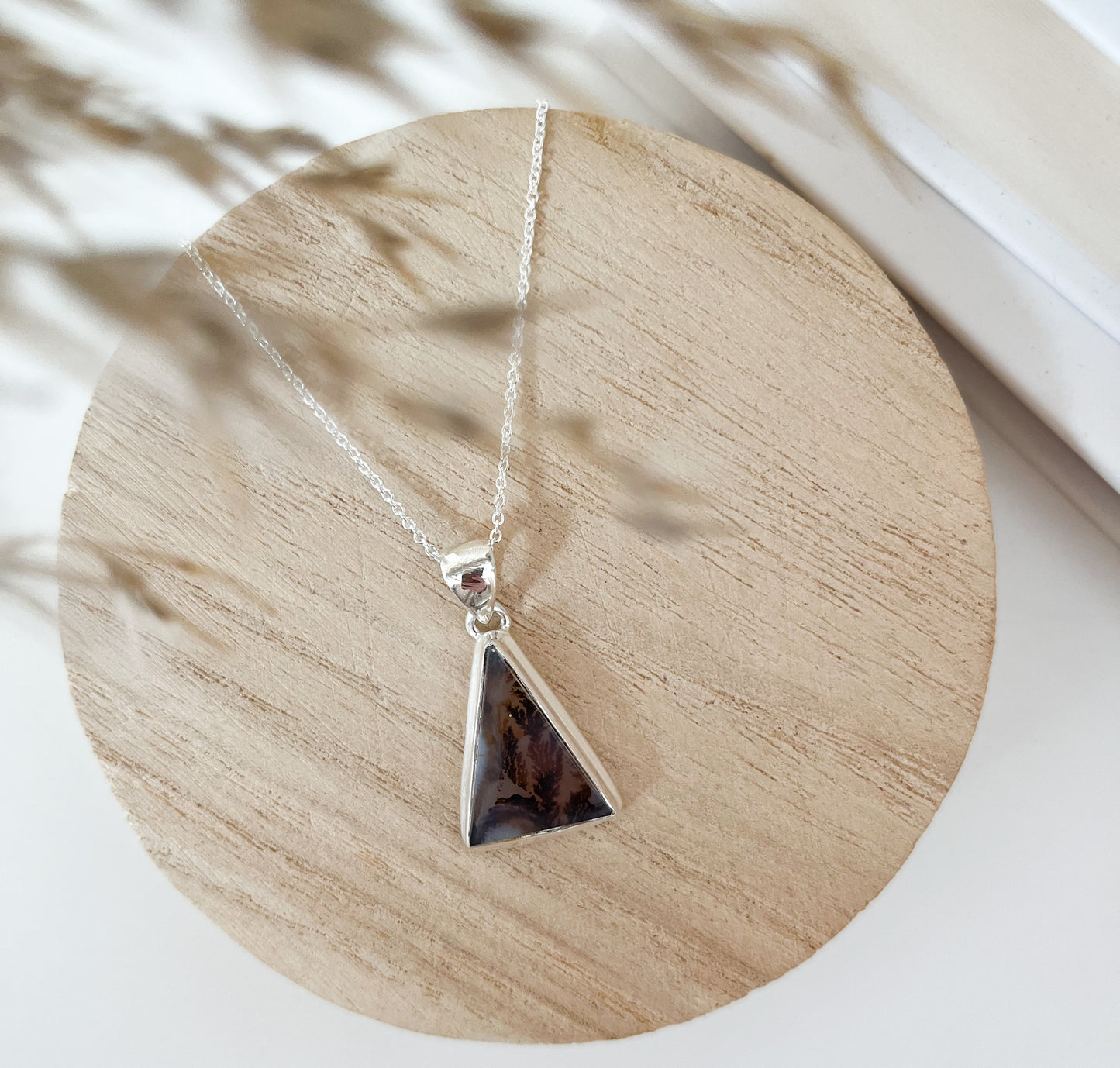 Kraftvolles Schutz Meisterwerk🤎✨ Achat mit Dendriten Kette