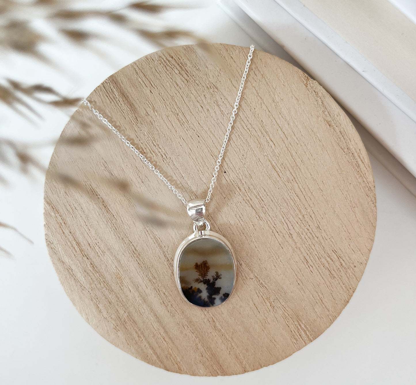 Kraftvolles Schutz Meisterwerk🤎✨ Achat mit Dendriten Kette