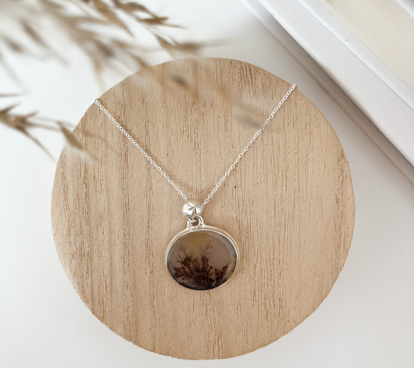Kraftvolles Schutz Meisterwerk🤎✨ Achat mit Dendriten Kette