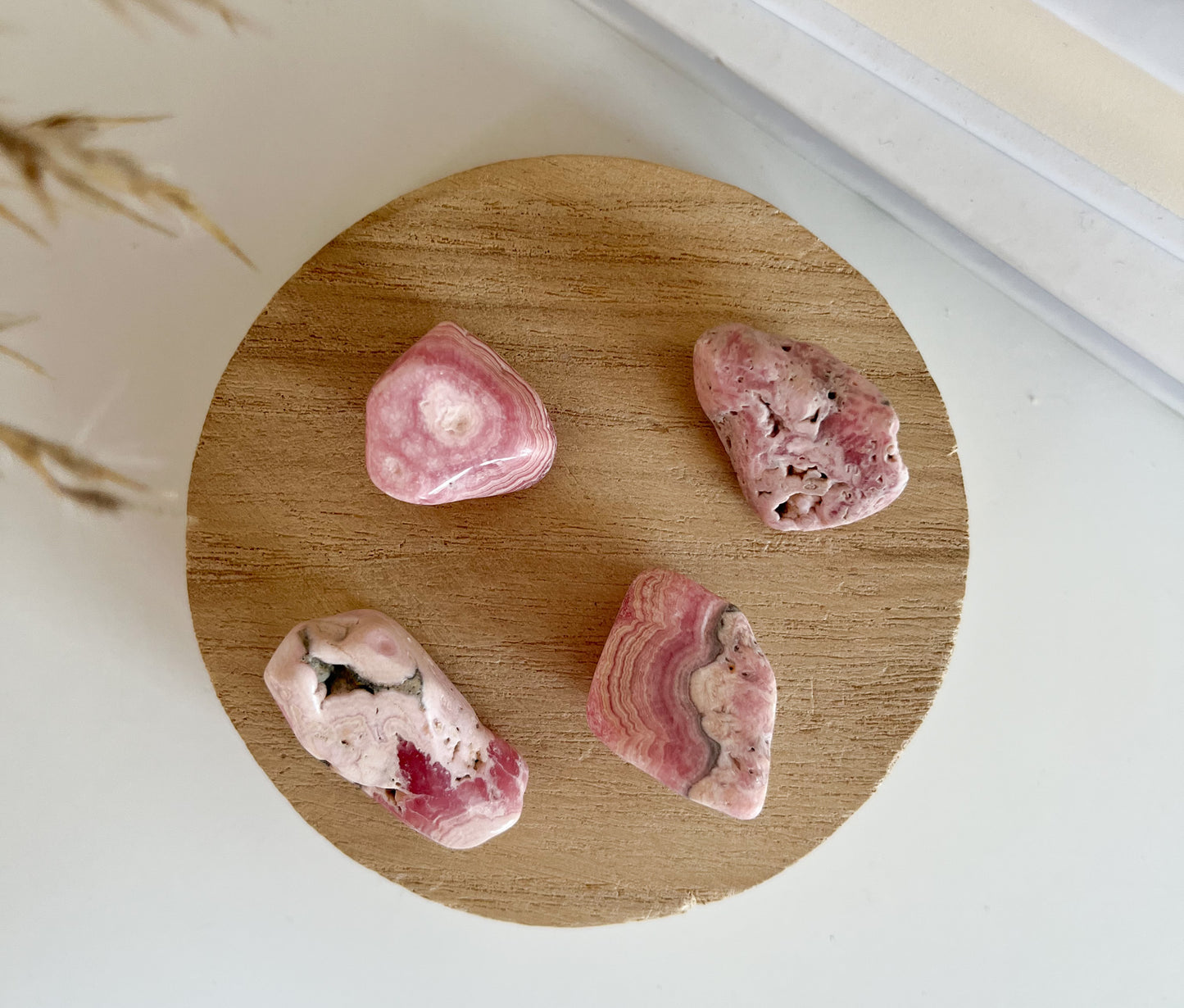 Rhodochrosit Trommelstein, verschiedene Größen