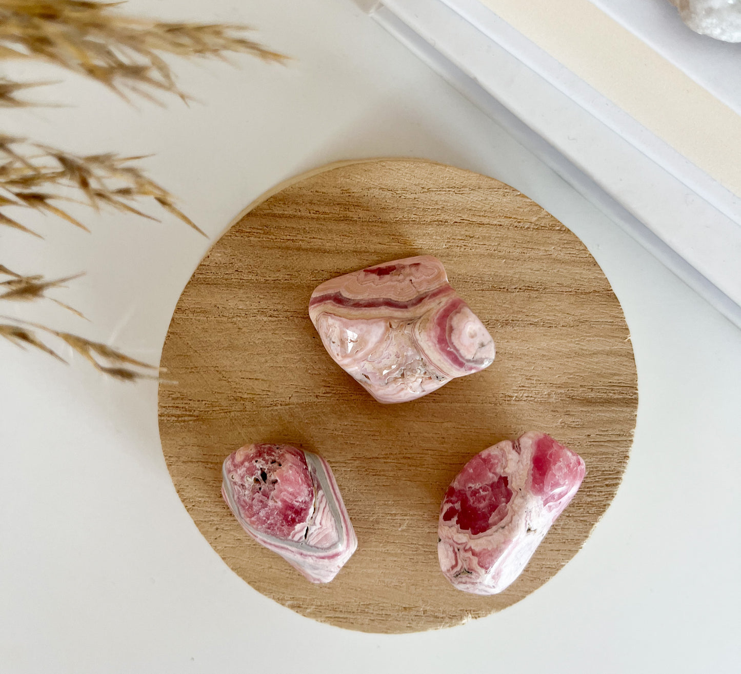 Rhodochrosit Trommelstein, verschiedene Größen
