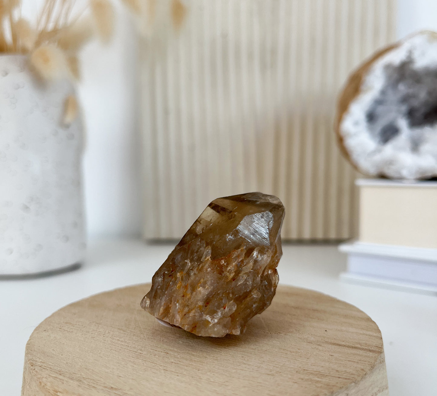 Naturcitrin Rohspitze "Kundalini" verschiedene Ausführungen