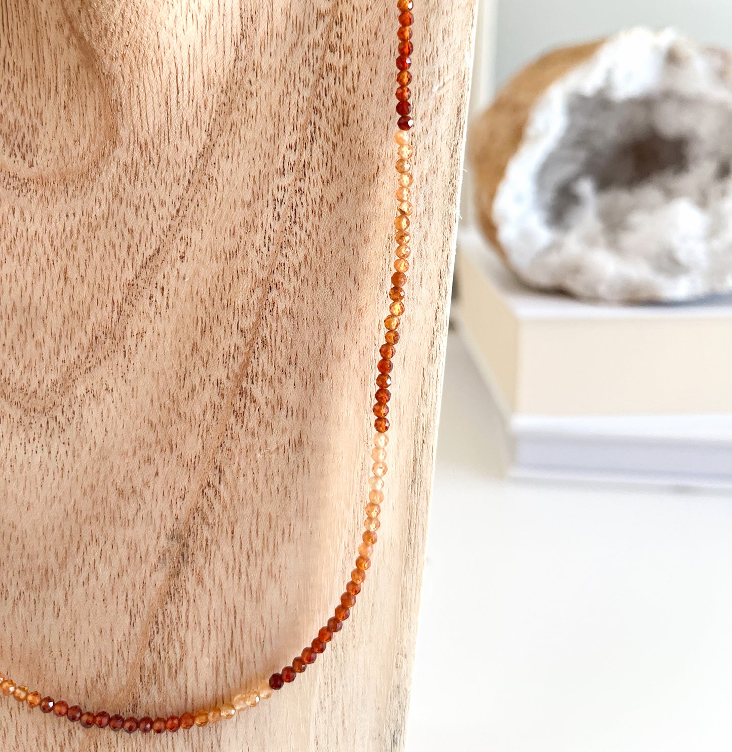 Hessonit Kette 45cm