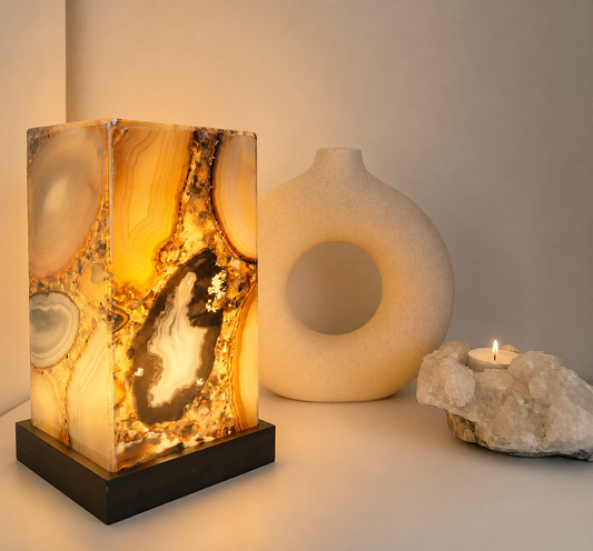 💫 Wunderschöne Achat Lampe