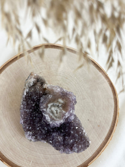 Amethyst Stufe mit Auge