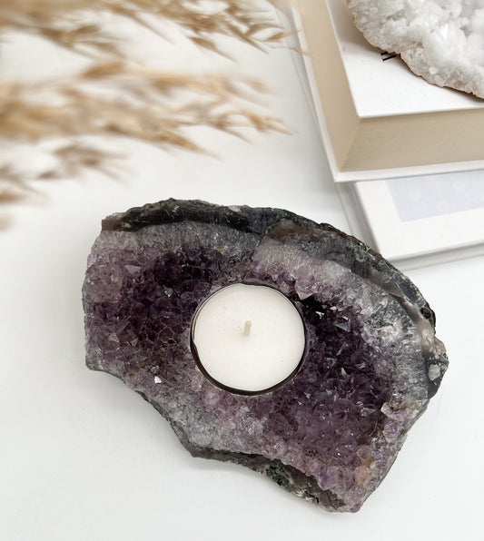 Amethyst Teelicht