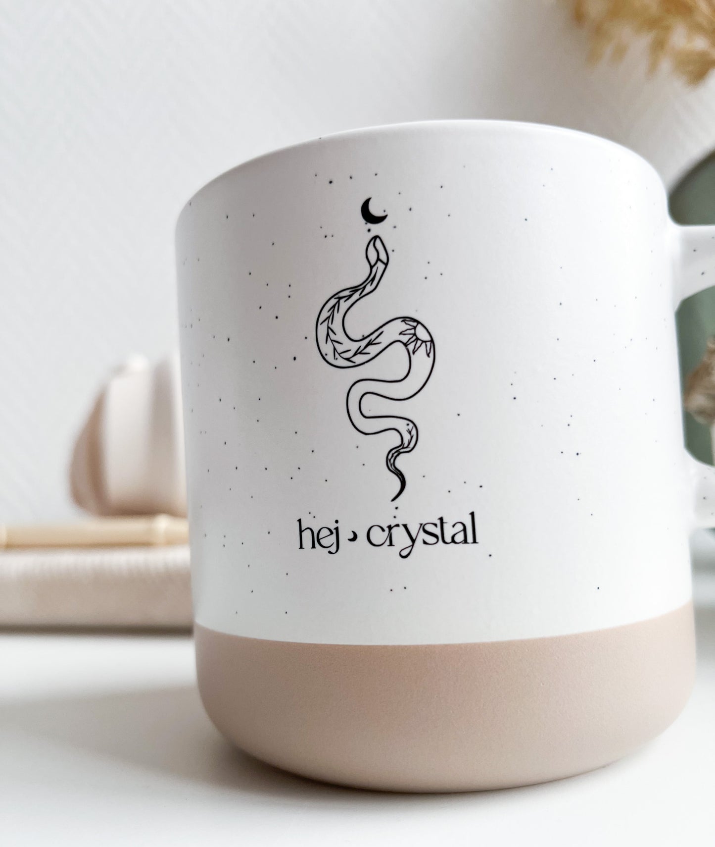 hej crystal Tasse 💜 mit Schlangensymbol 🐍✨