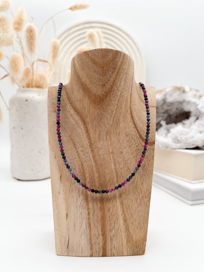 Magische Kette✨  Rubin mit Saphir
