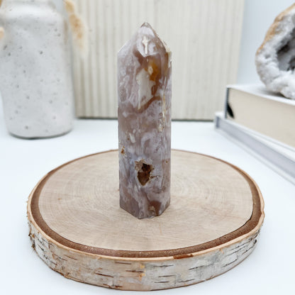 Kirschblüten Chalcedon Spitze für deine Selbstliebe 🌸