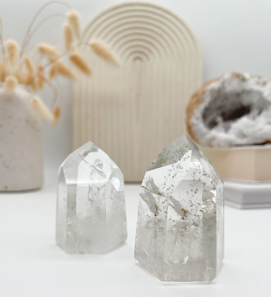 Kraftvolle Bergkristall Spitze ✨ für deine Manifestation