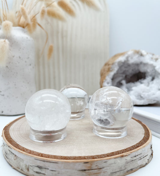 Magische 💫 Bergkristall Kugel für deine Manifestation