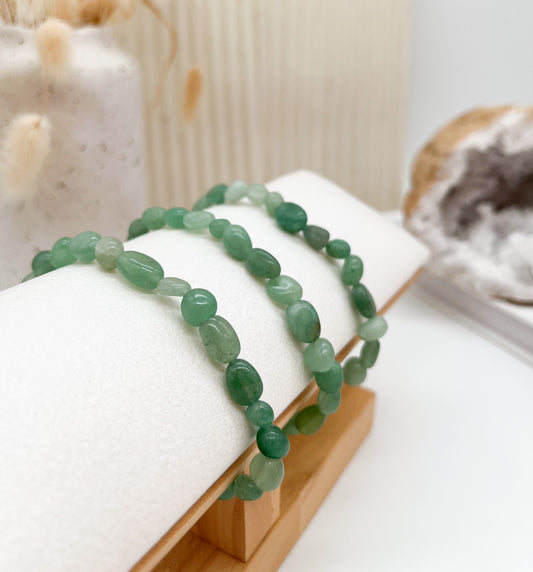 Aventurin Armband "Nuggets", löst Negativität ⚡u. Blockaden, bringt Glück🍀