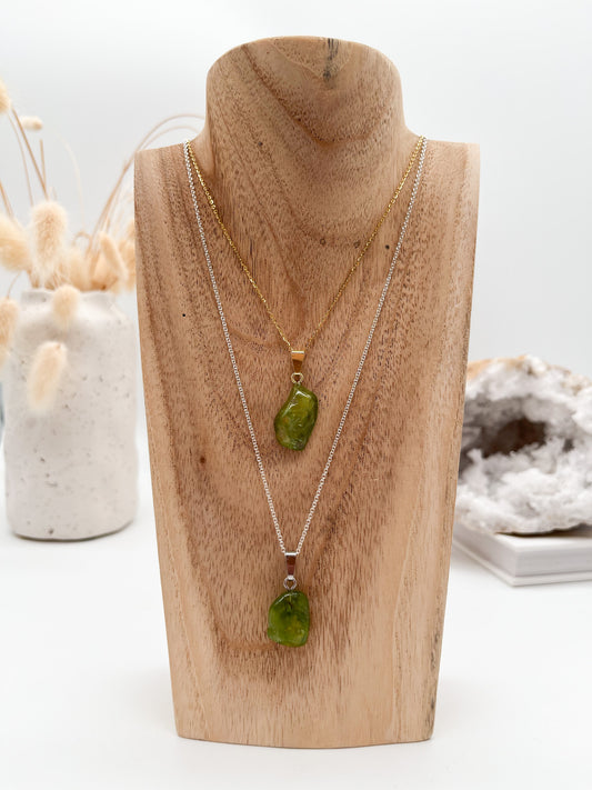 Schöner Peridot 💚Anhänger Silber oder vergoldet