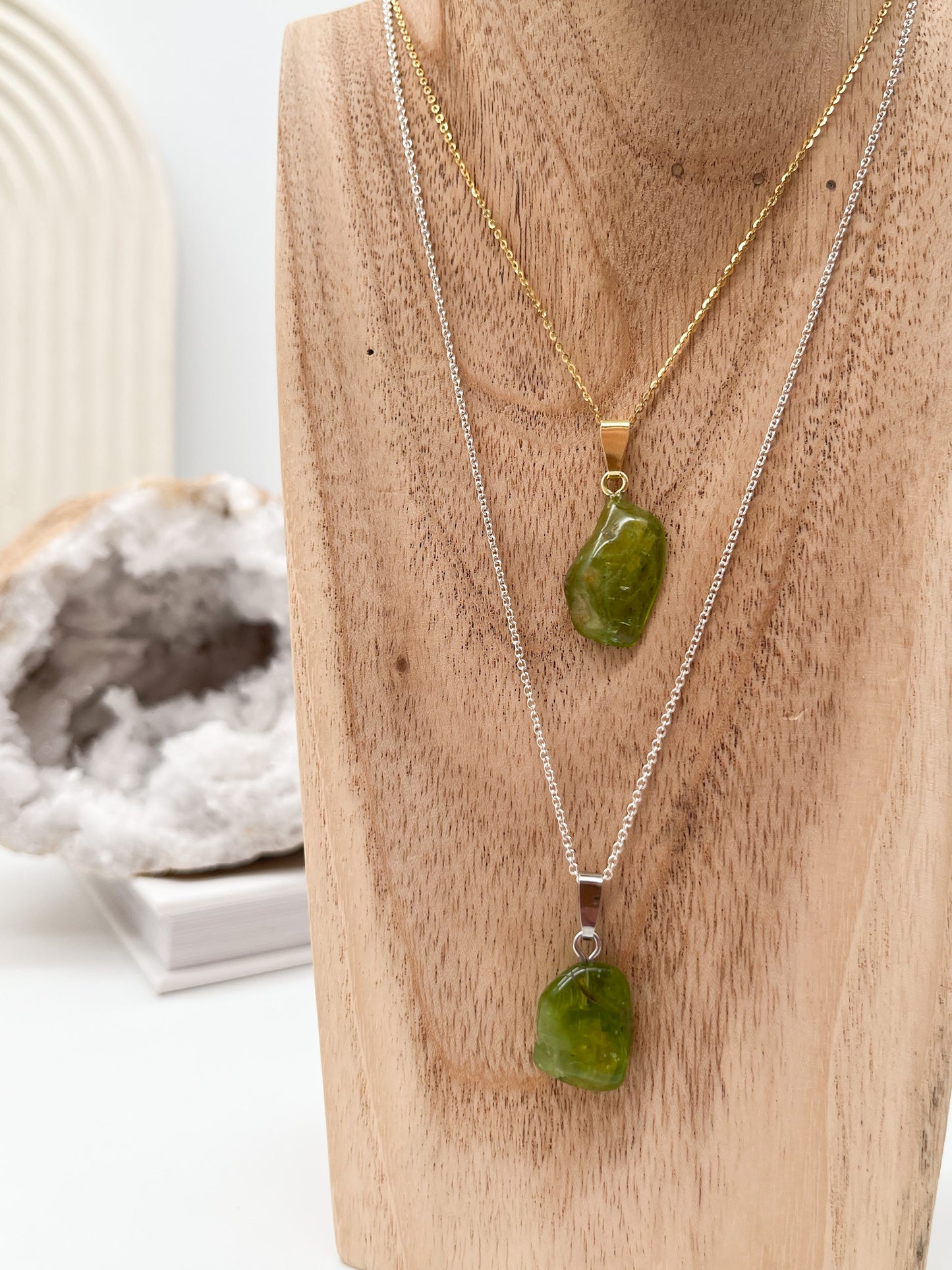 Schöner Peridot 💚Anhänger Silber oder vergoldet
