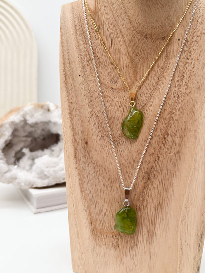 Schöner Peridot 💚Anhänger Silber oder vergoldet