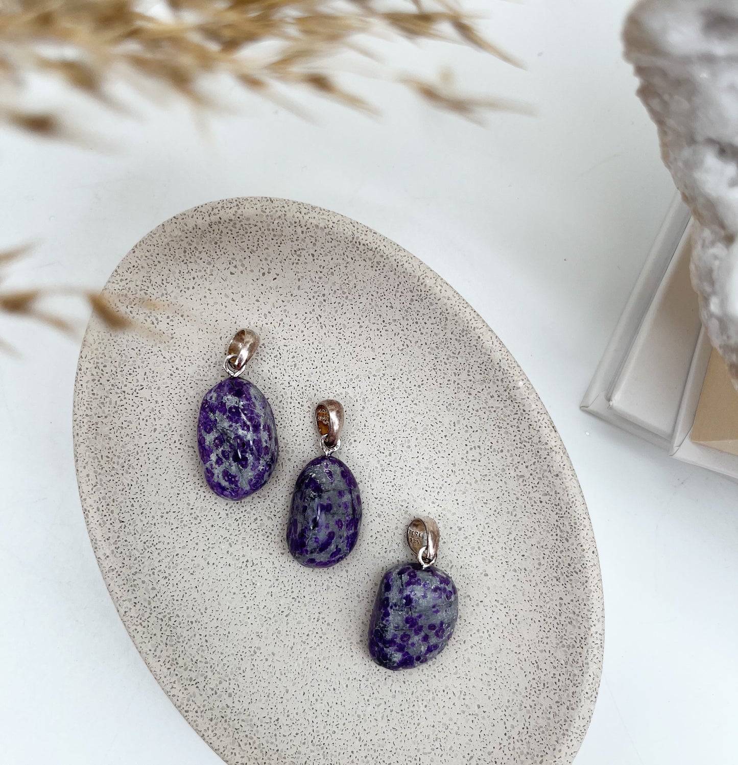 Toller💜 Sugilith Anhänger, aktiviert📈 die Kundalini-Energie und reinigt die 💫Aura