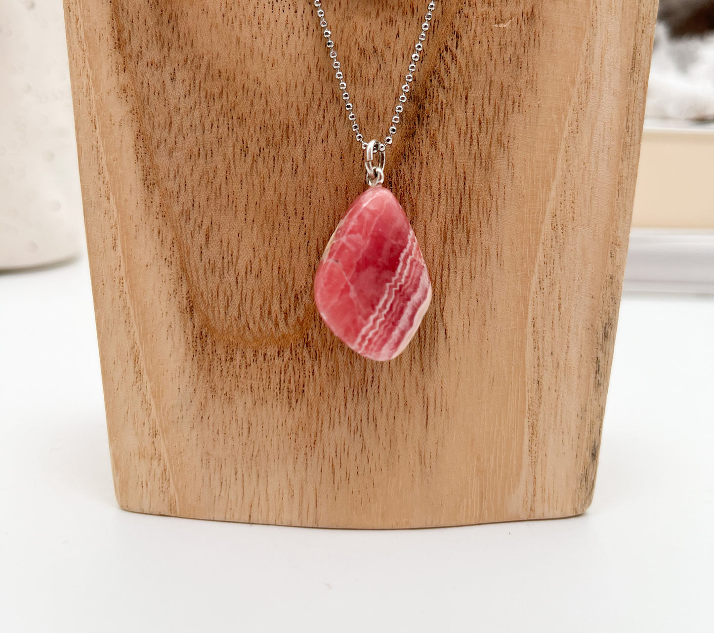 Rhodochrosit Anhänger | Selbstliebe & Heilung