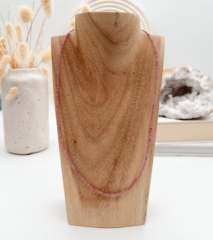 Sehr schöne 🩷Rubellit Kette für Stärke,💡Inspiration u. neuen Schwung💫