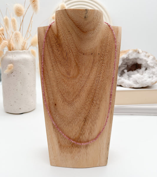 Sehr schöne 🩷Rubellit Kette für Stärke,💡Inspiration u. neuen Schwung💫