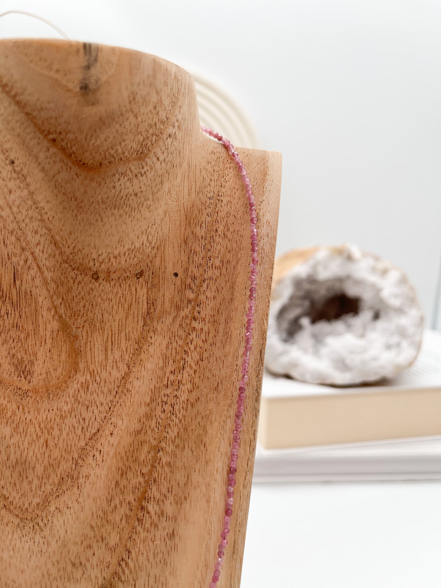 Sehr schöne 🩷Rubellit Kette für Stärke,💡Inspiration u. neuen Schwung💫