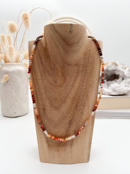 Sehr schöne 🐦‍🔥Feueropal Kette für Wandel💫, Fortschritt u. Erfolg 🍀