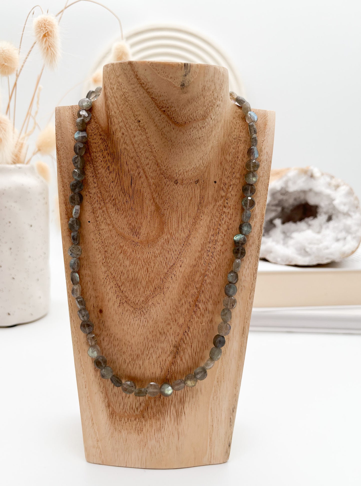 Schöne Labradorit Kette, zieht 💖Freude, Glück🍀 u. Erfolg 💫in dein Leben