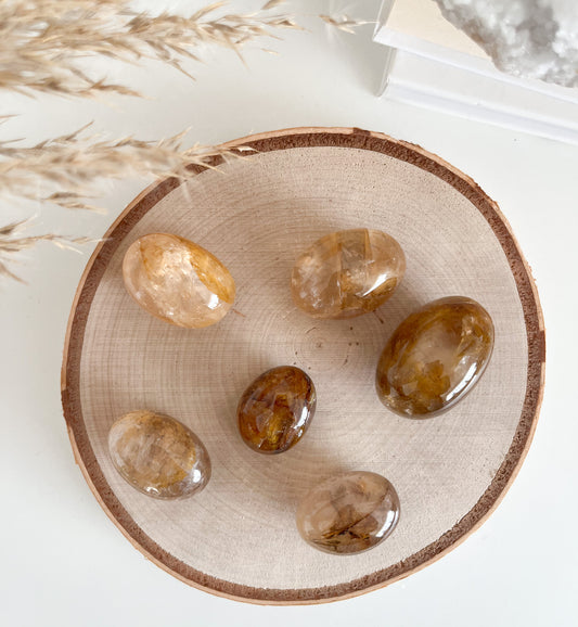 Golden Healer 💛Trommelstein, löst alte Muster u. führt zu positiven 💫Veränderungen