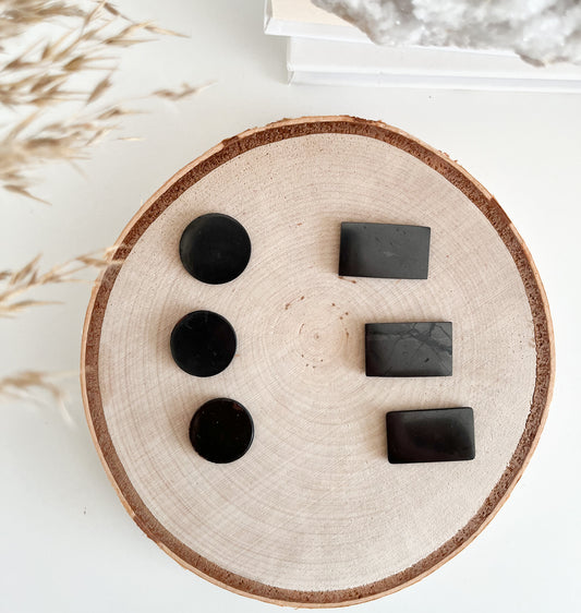 Schungit Plättchen für🛡️Strahlenschutz ❌⚡️ bei deinem Handy