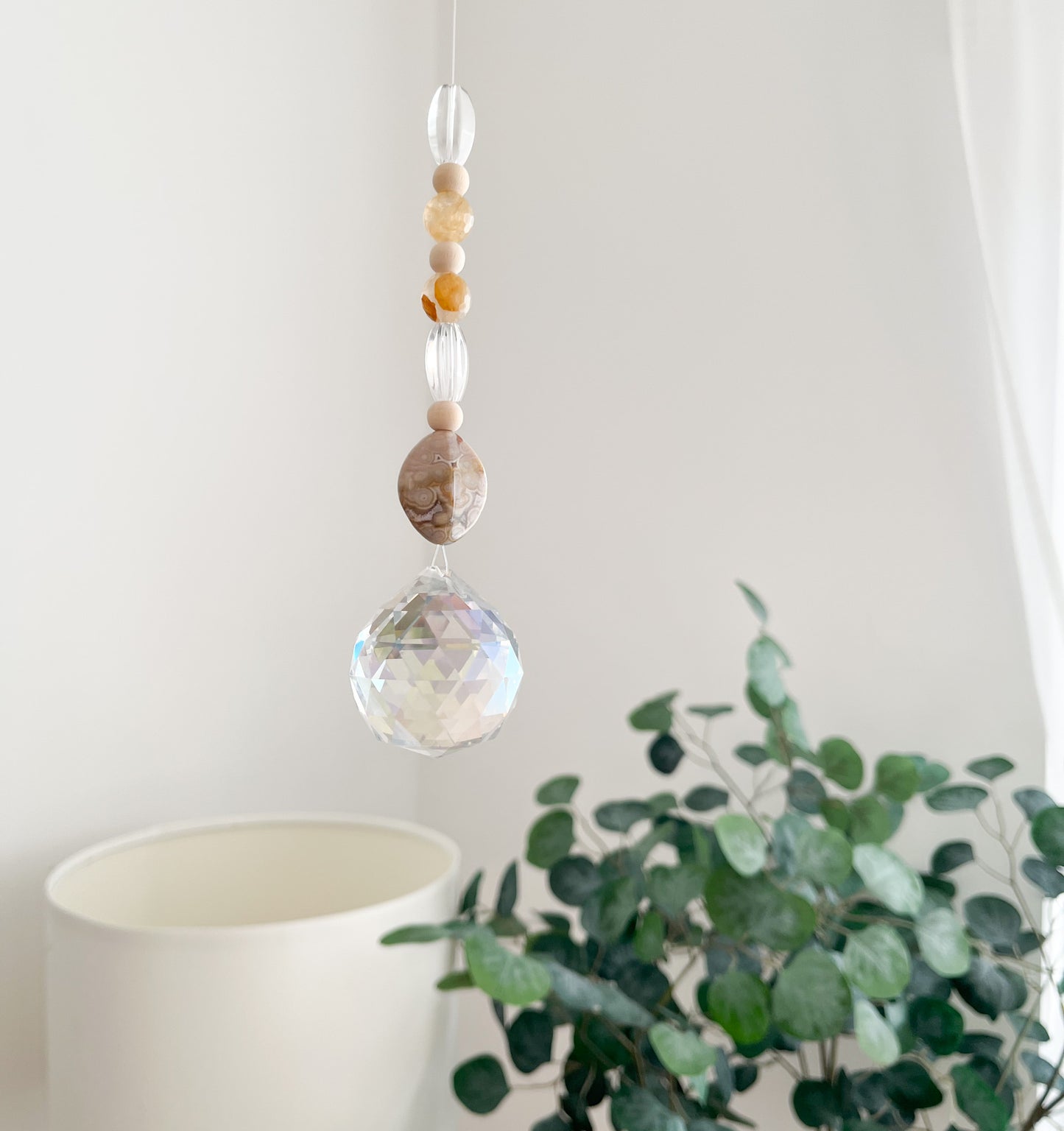 Kraftvoller Suncatcher "Heilung, Lebensfreude und Fülle" ✨🧡